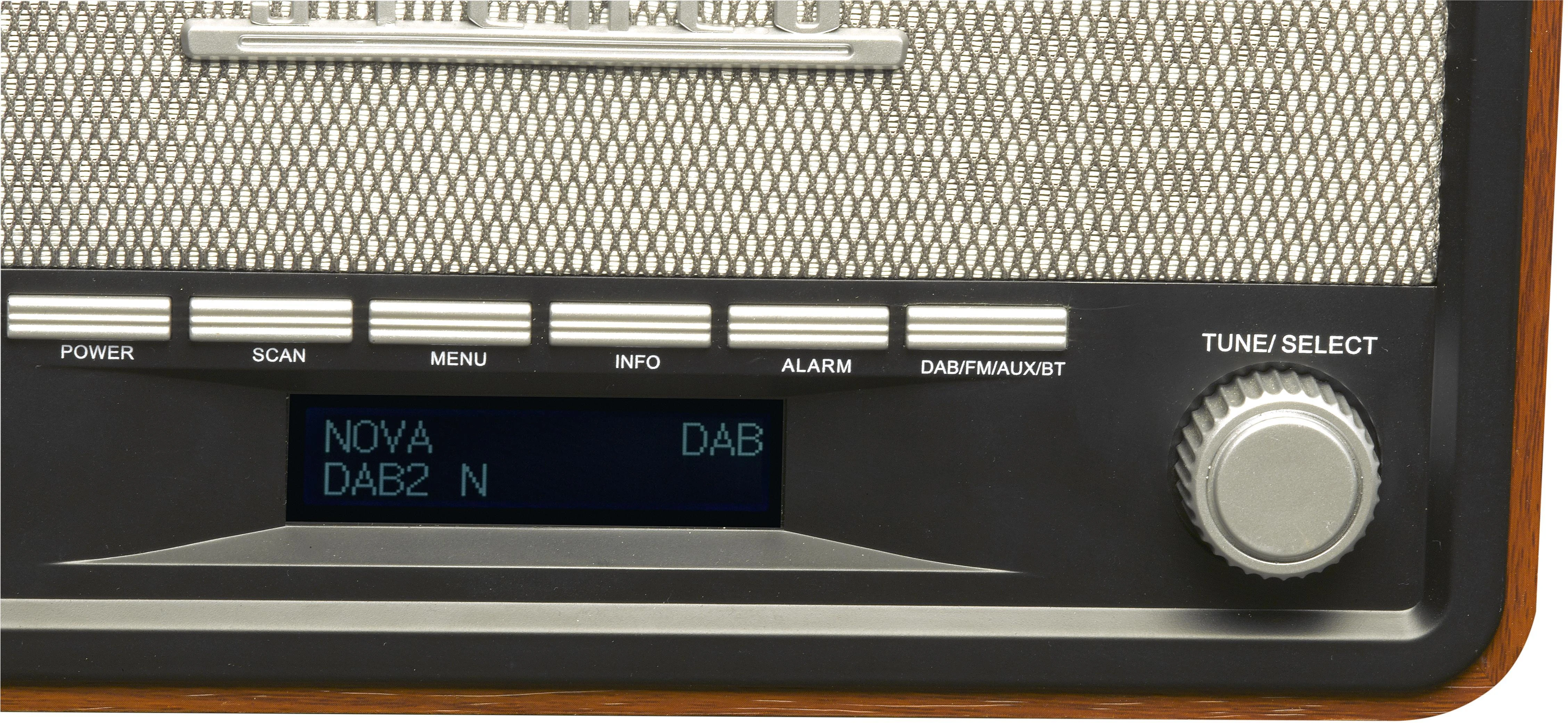 Denver DAB-18 radijo imtuvas Asmeniškas Analoginis ir skaitmeninis Juoda, Pilka