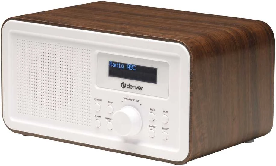 Dark Radijas DAB+/FM Denver DAB-30DW tamsaus medžio