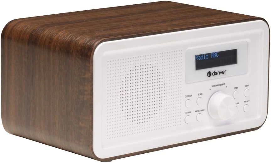 Dark Radijas DAB+/FM Denver DAB-30DW tamsaus medžio