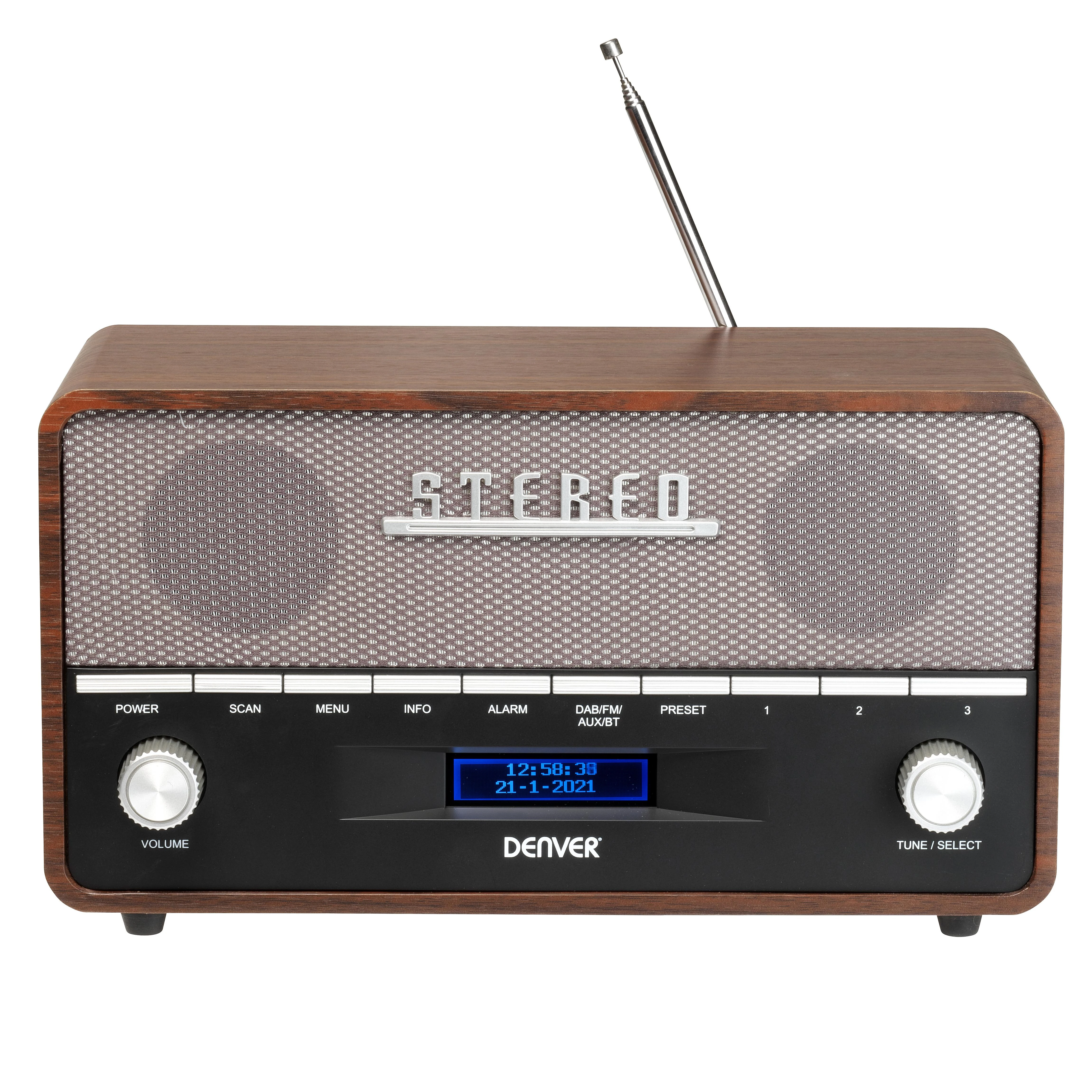 Denver DAB-36 radijo imtuvas Asmeniškas Skaitmeninis Juoda