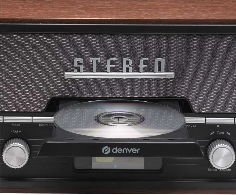 Muzikinis centras Radio retro Denver MDA-525DW dark wood