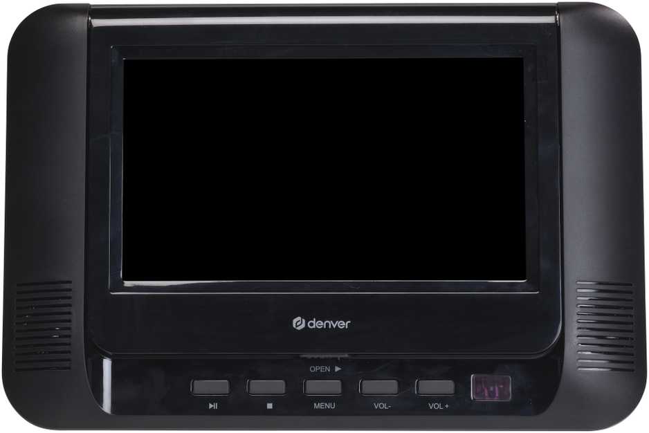 Vaizdo grotuvas DVD grotuvas Denver Denver MTW-793 nešiojamasis DVD grotuvas m. 2x7'' ekranas