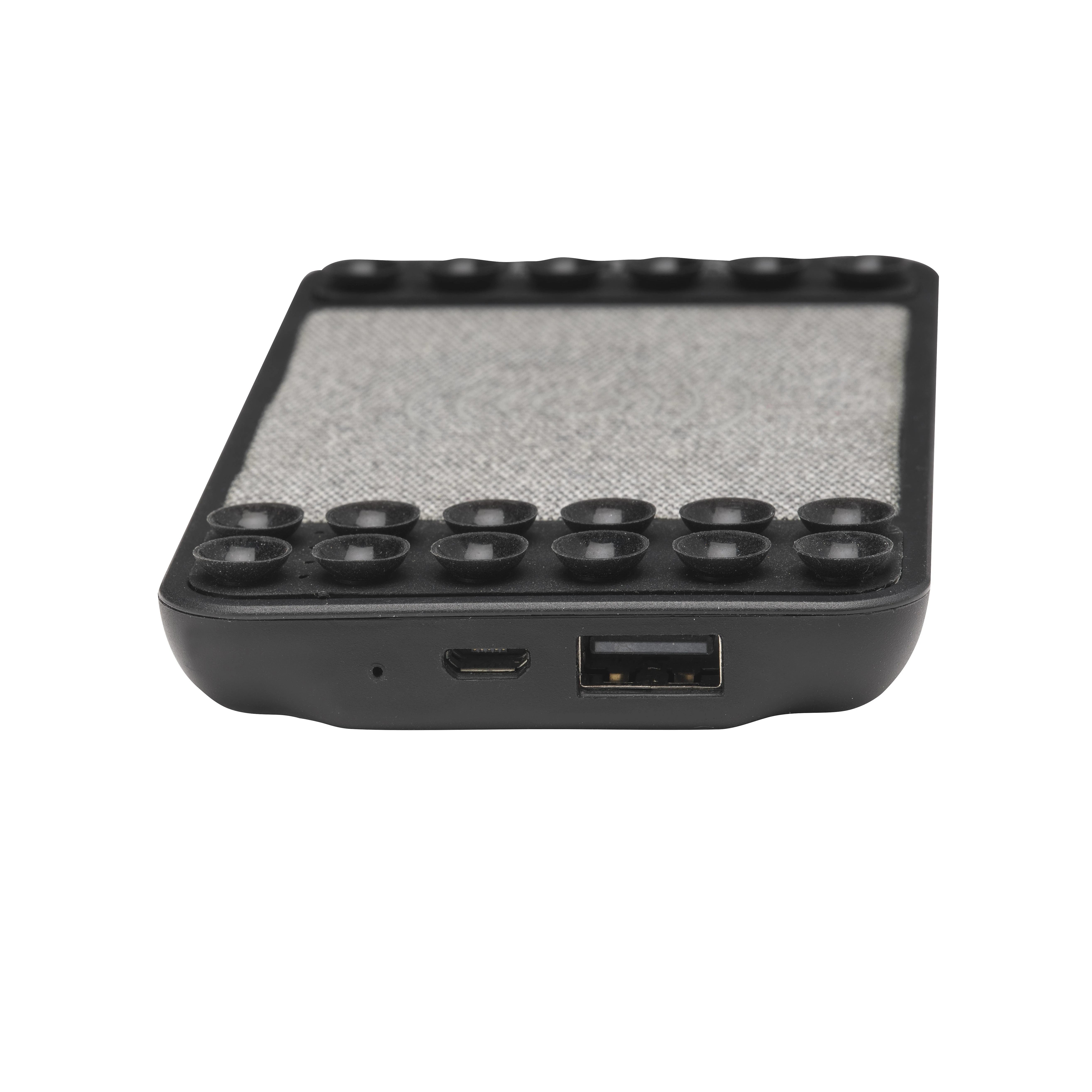 Denver PBQ-4000 nešiojamasis įkroviklis Juoda Ličio polimeras (LiPo) 4000 mAh Belaidis įkrovimas
