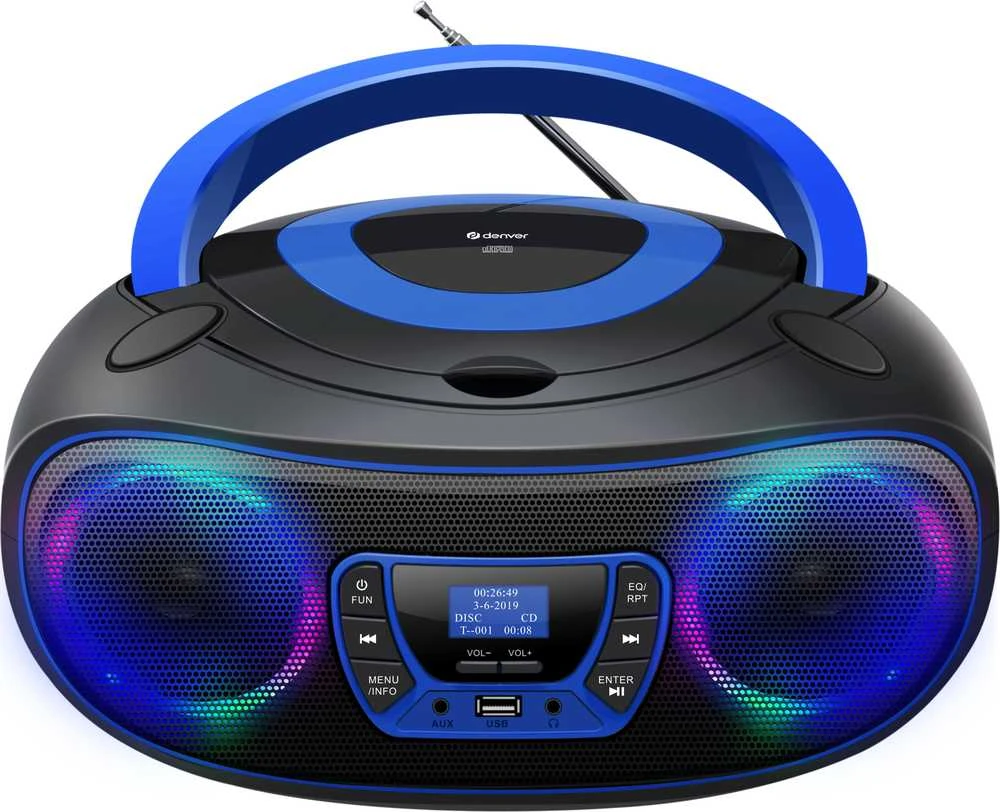„Boombox Denver TDB-212BU“ mėlyna
