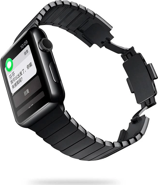 Išmaniojo laikrodžio Apple dirželis, Juodos spalvos, 42/44mm
