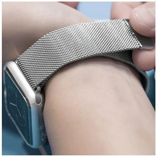 Devia apyrankė Elegant Milanese skirta Apple Watch 41mm/ 40mm/ 38mm sidabro spalvos