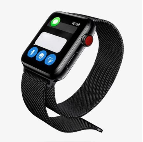 Apyrankė Devia Elegant Milanese 44mm Apple Watch juoda