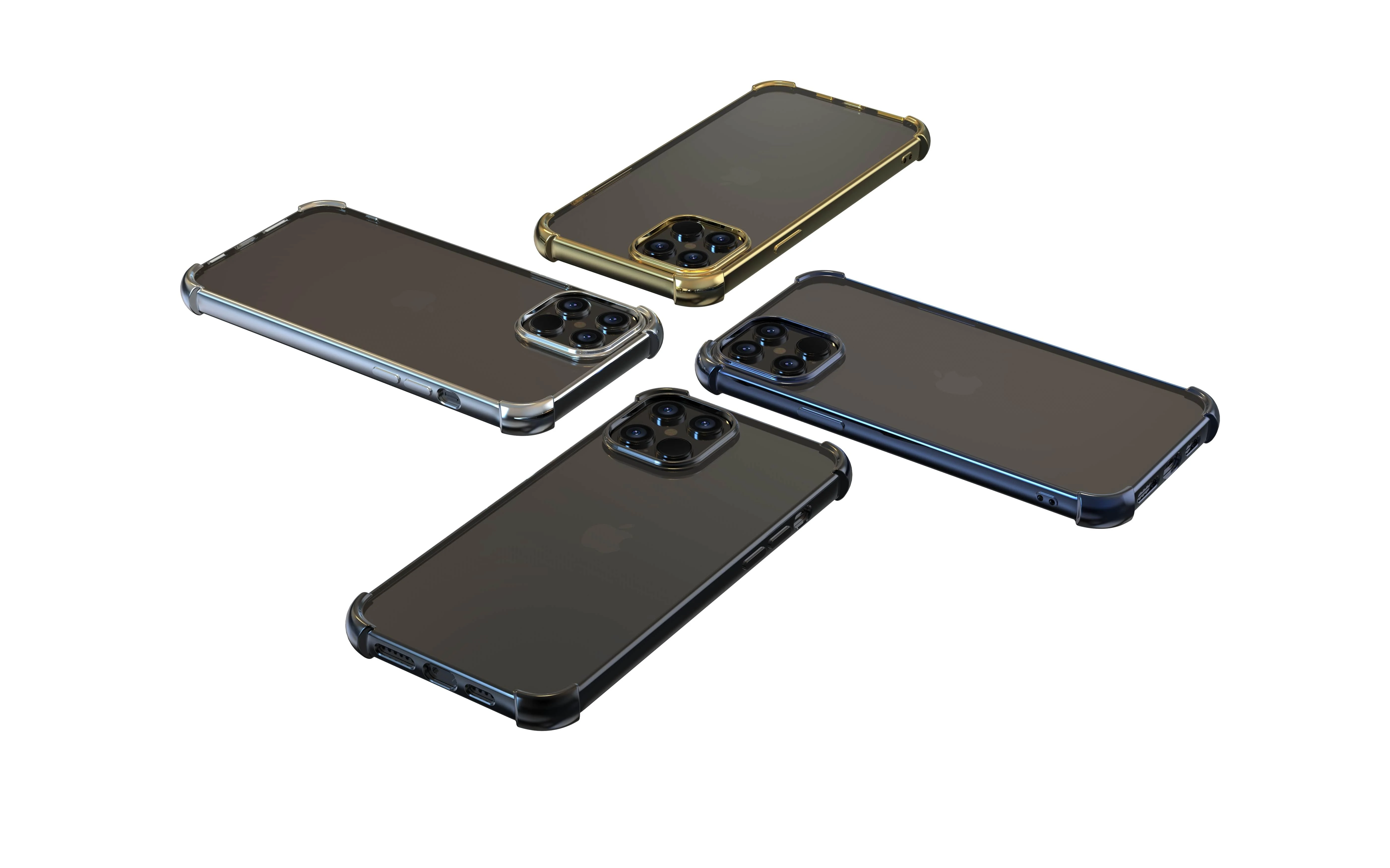 Devia Juodas „iPhone 12 mini“ dėklas su apsauga nuo smūgių