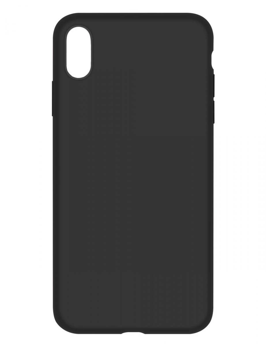 Devia Juodas silikoninis dėklas iPhone XS Max
