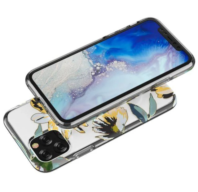iPhone 11 Pro Max dėklas Devia Perfume Lily serijos, geltonas