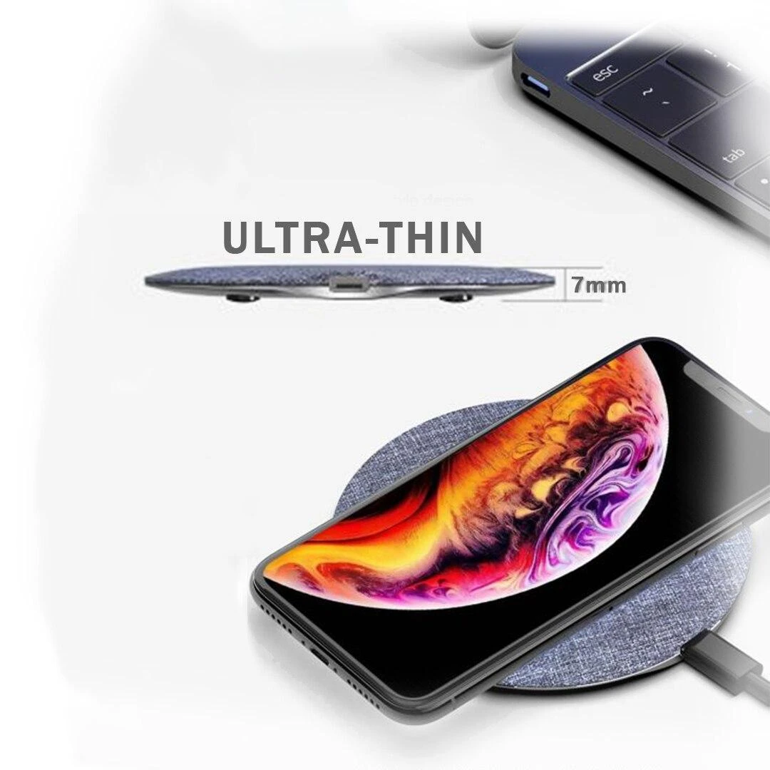 Įkroviklis belaidis Devia Allen v2 FastCharge micro USB 10w juodas