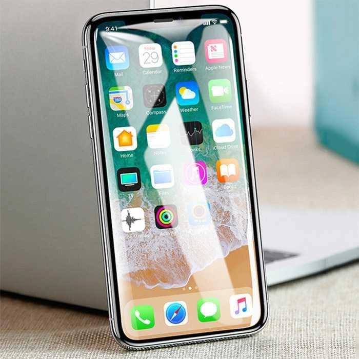 Devia Apsauginis grūdintas stiklas iPhone XR 6.1, juodas, 10 vnt.