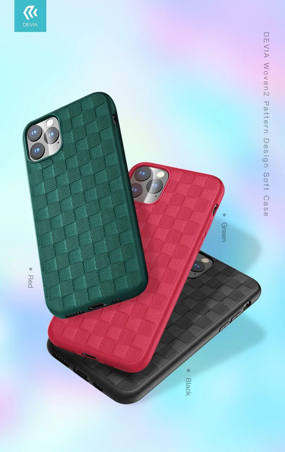 Devia Juodas TPU dėklas iPhone 11 Pro