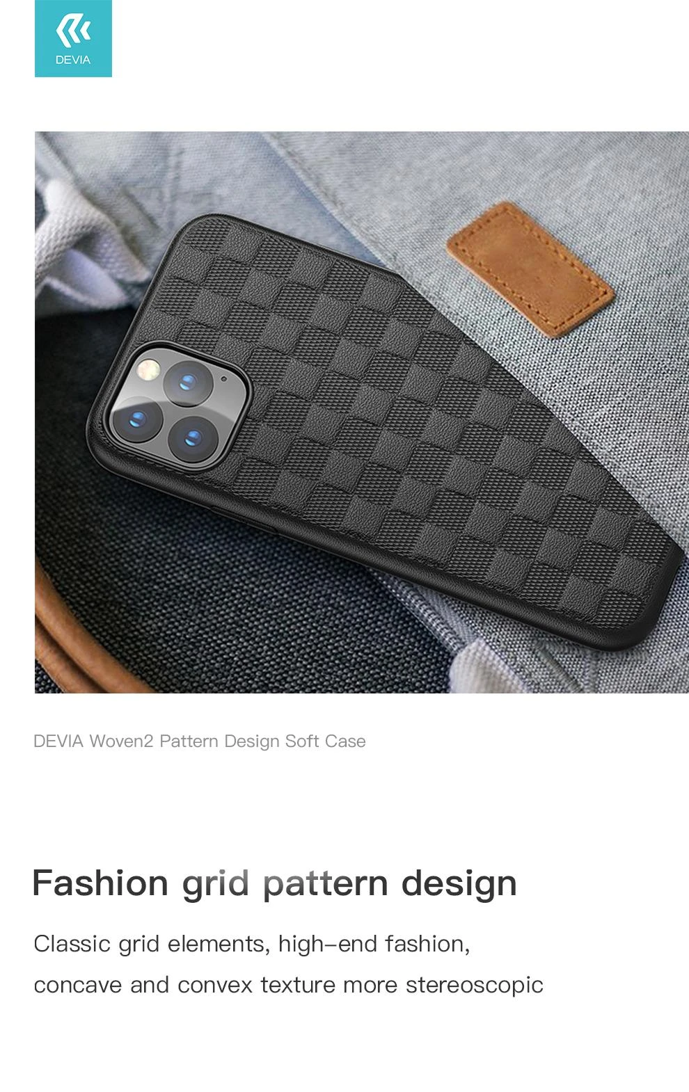 Devia Juodas TPU dėklas iPhone 11 Pro Max