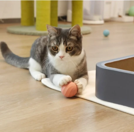 Doggy Village Frantic ORB Mini Mobilus, bėgiojantis, interaktyvus žaislas labai mažiems šunims, mažiems šunims ir katėms, rožinis