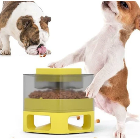 Media-Tech DOGGY VILLAGE Pet Auto-Buffet MT7130Y geltonas - mechaninis sauso maisto dozatorius