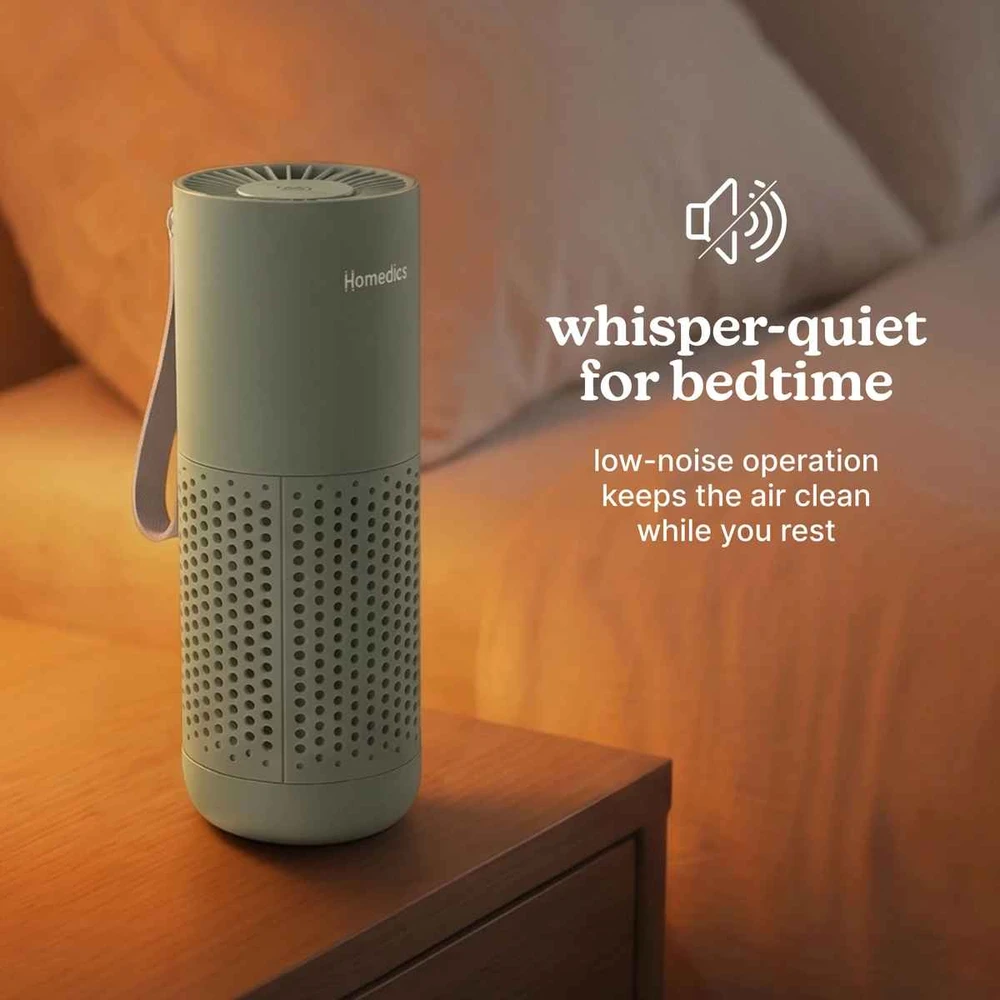 Drėkintuvas Homedics AP-P59GN-WW Whisper Pure Mini Air Purifier