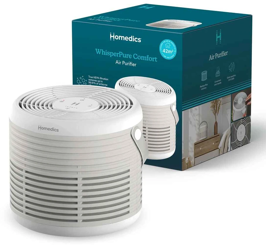 Drėkintuvas Homedics AP-T63BG-WW Whisper Pure Comfort Air Purifier