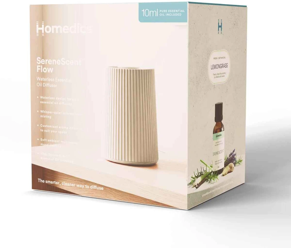 Drėkintuvas Homedics ARMH-671BG-WW SereneScent Flow Waterless Essential Oil Diffuser