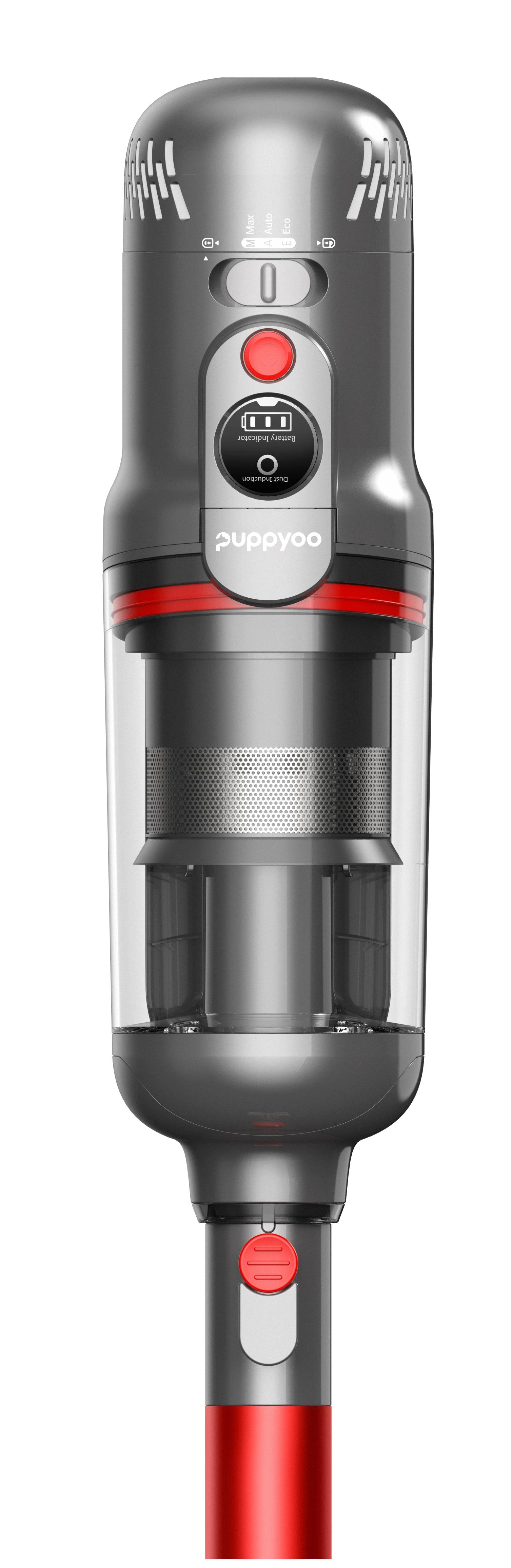Puppyoo Dulkių Siurblys T12 Home Crystal Pilkas