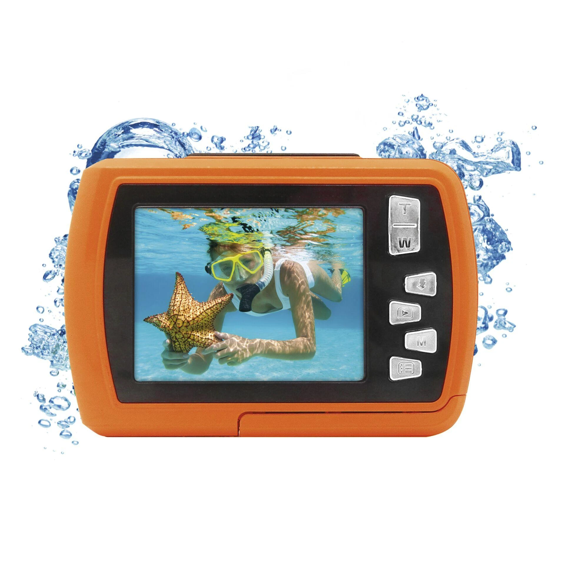 Skaitmeninis fotoaparatas EasyPix Easypix Aquapix W2024 Splash Oranžinis