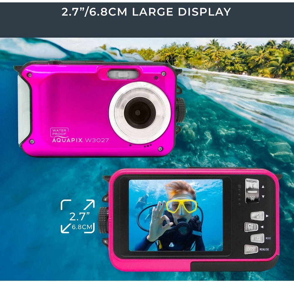 Easypix Aquapix W3027 bangų rožinė