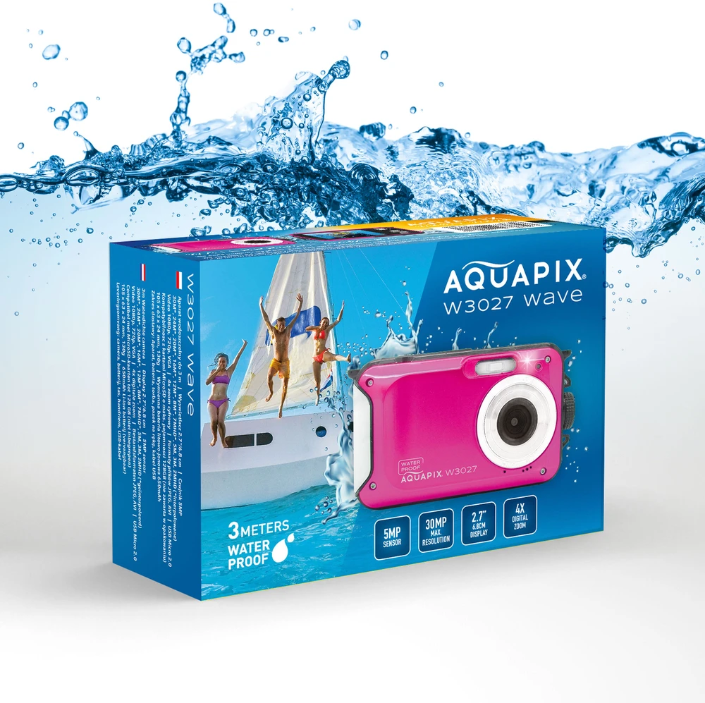 Easypix Aquapix W3027 bangų rožinė