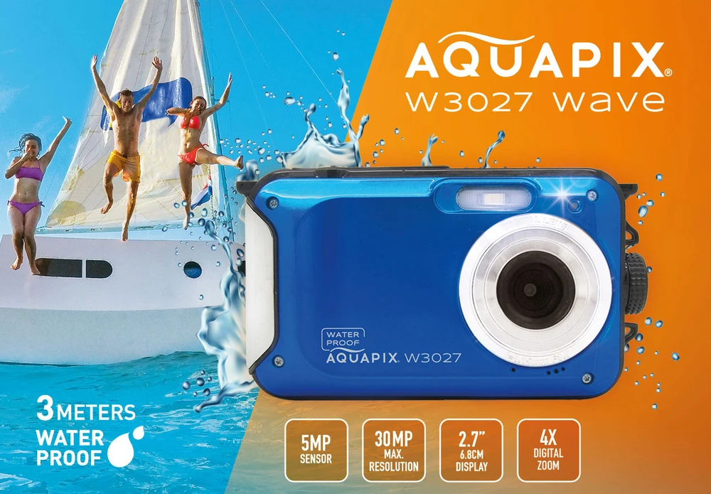 Easypix Aquapix W3027 bangų rožinė