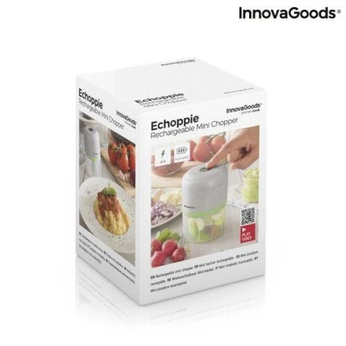 Smulkintuvas InnovaGoods nešiojamas ir belaidis mini Smulkintuvas-Chopper Echoppie