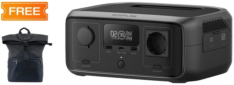 „EcoFlow RIVER 3“ nešiojama UPS stotelė (10 ms)