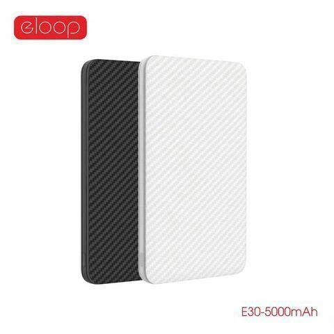 Eloop E30 Mobile Power Bank 5000mAh juodas