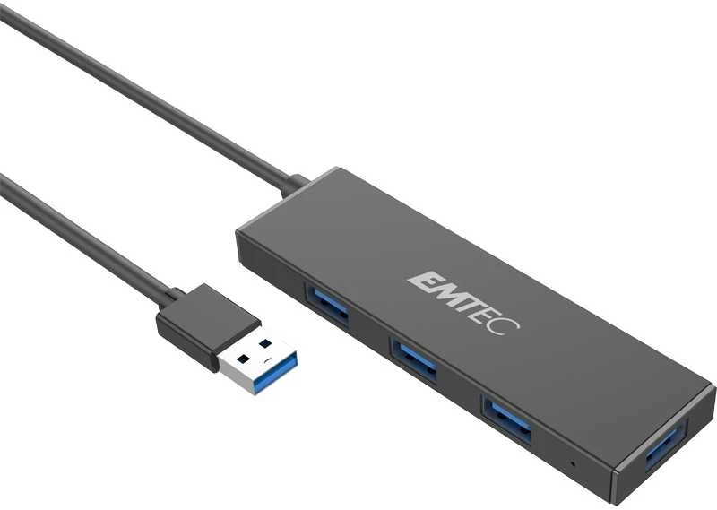 Emtec EMTEC Hub Ultra Slim USB3.1 4 prievadų USB HUB T620A Type-A