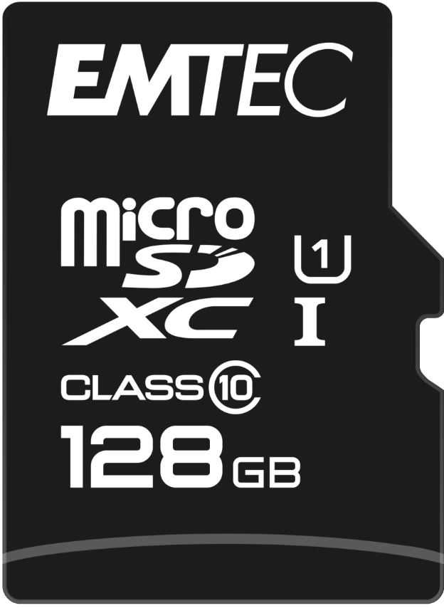 Atminties kortelė Karta Emtec Elite Gold Micro SDXC 128 GB 10 klasės UHS-I/U1 (ECMSDM128GXC10GP)