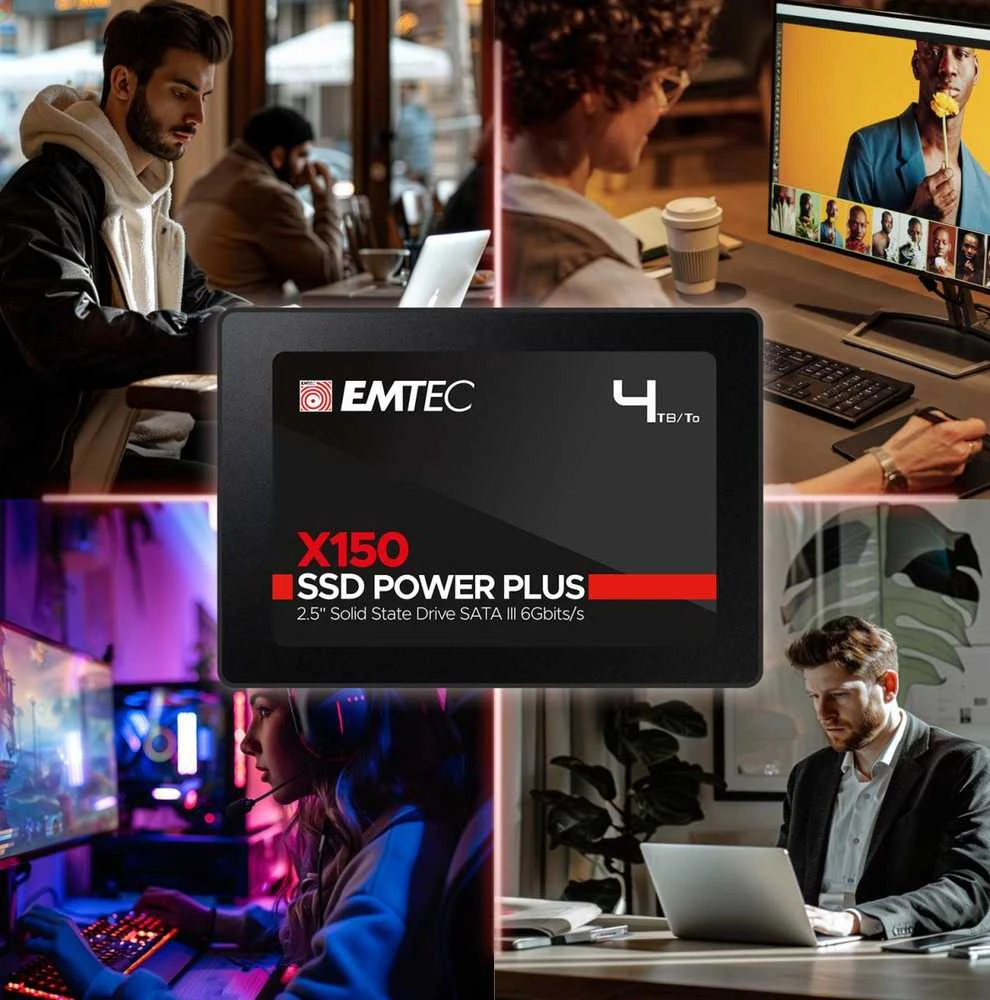„Emtec“ SSD 2,5 „SATA X150“ 240 GB „Power Plus“