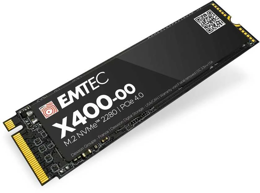 Emtec X400 Power Pro 1TB M.2 2280 PCI-E x4 Gen4 NVMe SSD (ECSSD1TX400)