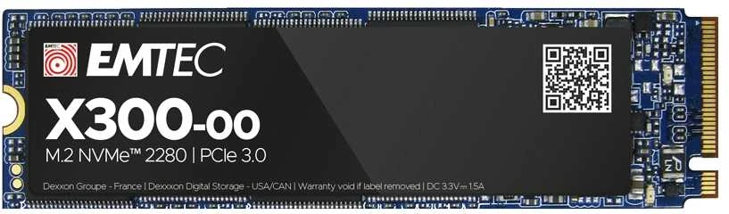 Dysk SSD Emtec X300 Power Pro 256GB M.2 2280 PCI-E x4 Gen3 NVMe (ECSSD256GX300)