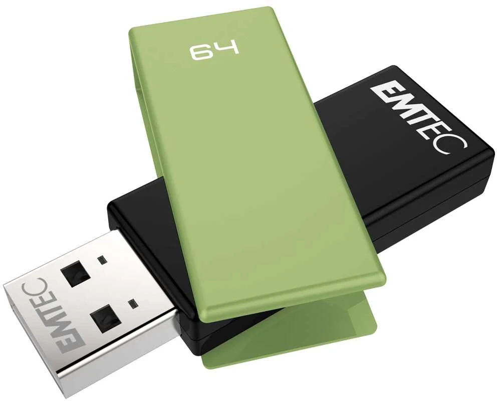 Emtec USB2.0 C350 64GB Brick Žalias