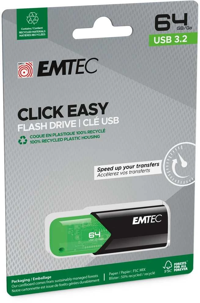 Emtec USB3.2 Click Easy B110 64GB