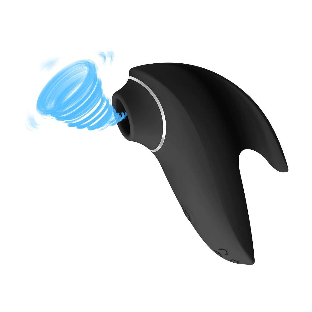 Erolab Dolphin Vacuum Clitoral Massager Juodas (VVS01b)