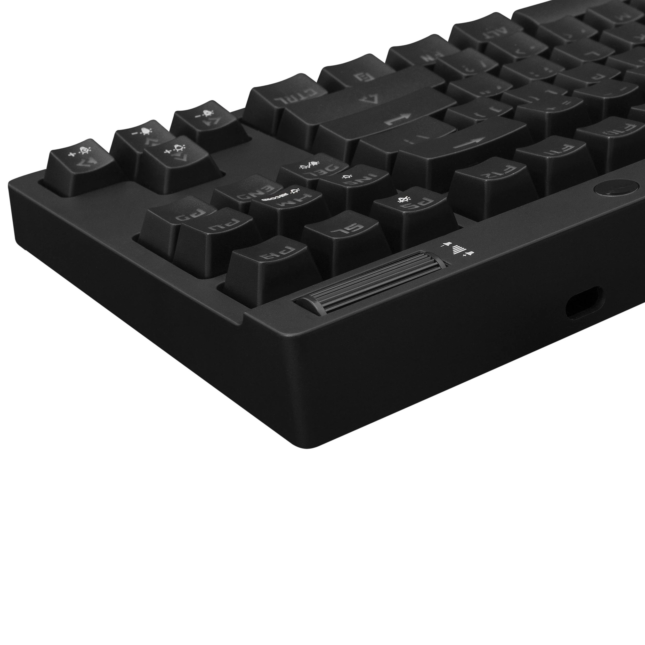 Mechaninė TKL RGB klaviatūra žaidimams eShark Kodachi, Red Switch (+10 Blue Switch), US išdėstymas