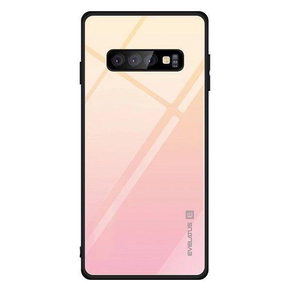 Dėklas Evelatus Samsung A7 2018 Gradient Glass Case 1 Mild Melon