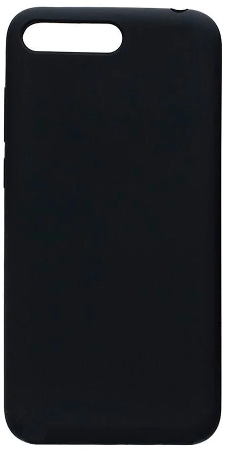 Evelatus Huawei Y6 2018 Nano Silikoninis dėklas Soft Touch TPU Juodas