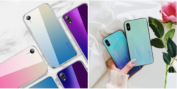 Dėklas Evelatus Samsung A20 Gradient Glass Case 3 Under Vanduo