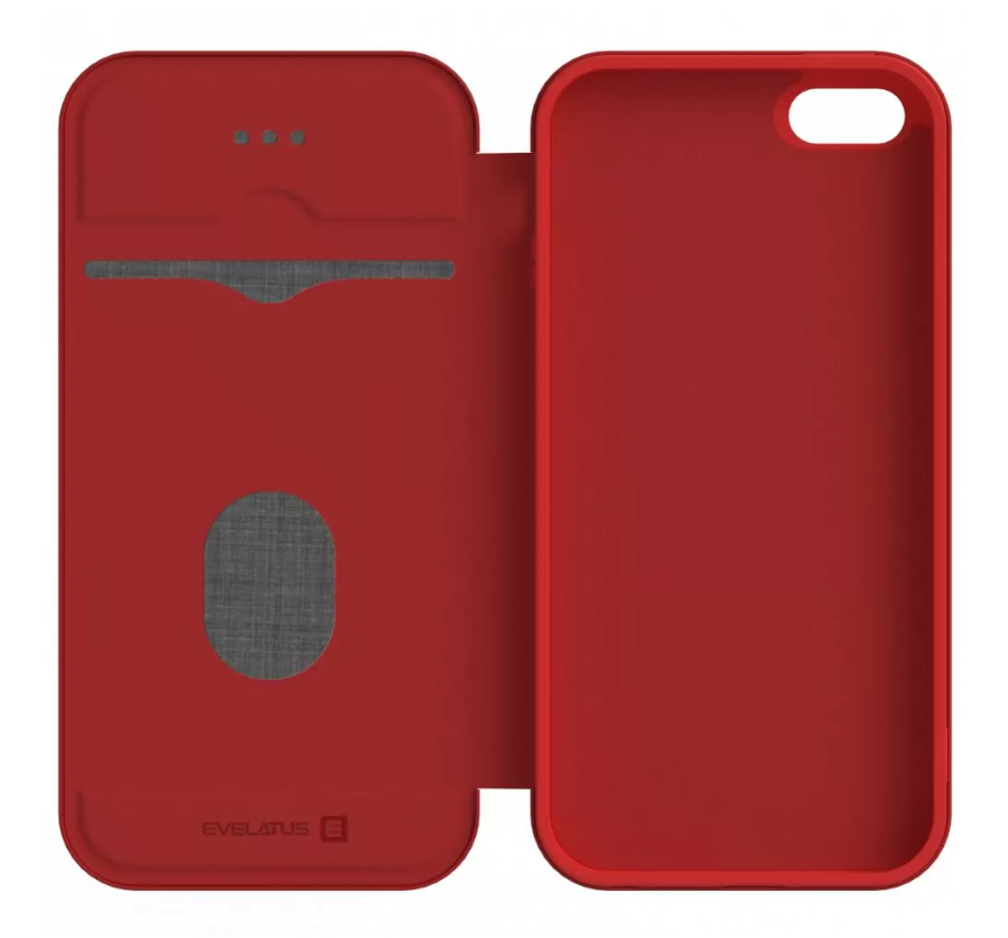Dėklas Evelatus Samsung Galaxy A6 Plus 2018 Book Case Wine Raudona