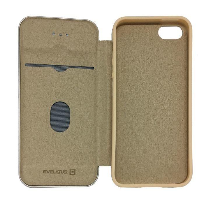 Dėklas Evelatus Samsung Galaxy J4 Plus Book Case Gold