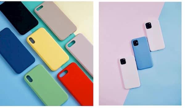 Evelatus Samsung J4 Plus Silikoninis dėklas Raudona