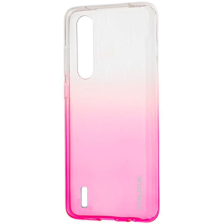 Dėklas Evelatus Xiaomi Mi 9 Lite Gradient TPU Case Rose Raudona