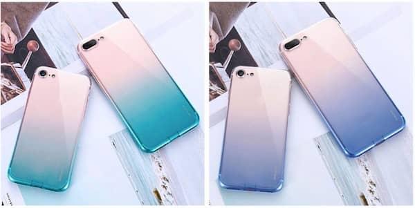 Dėklas Evelatus Xiaomi Mi 9 Lite Gradient TPU Case Rose Raudona