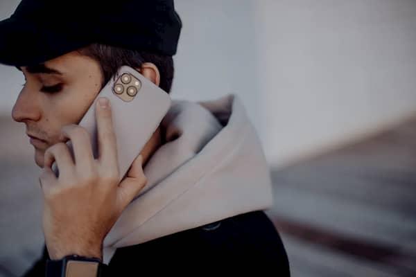 Dėklas Evelatus Xiaomi Mi 9 Lite Soft Silicone rusvai gelsvas
