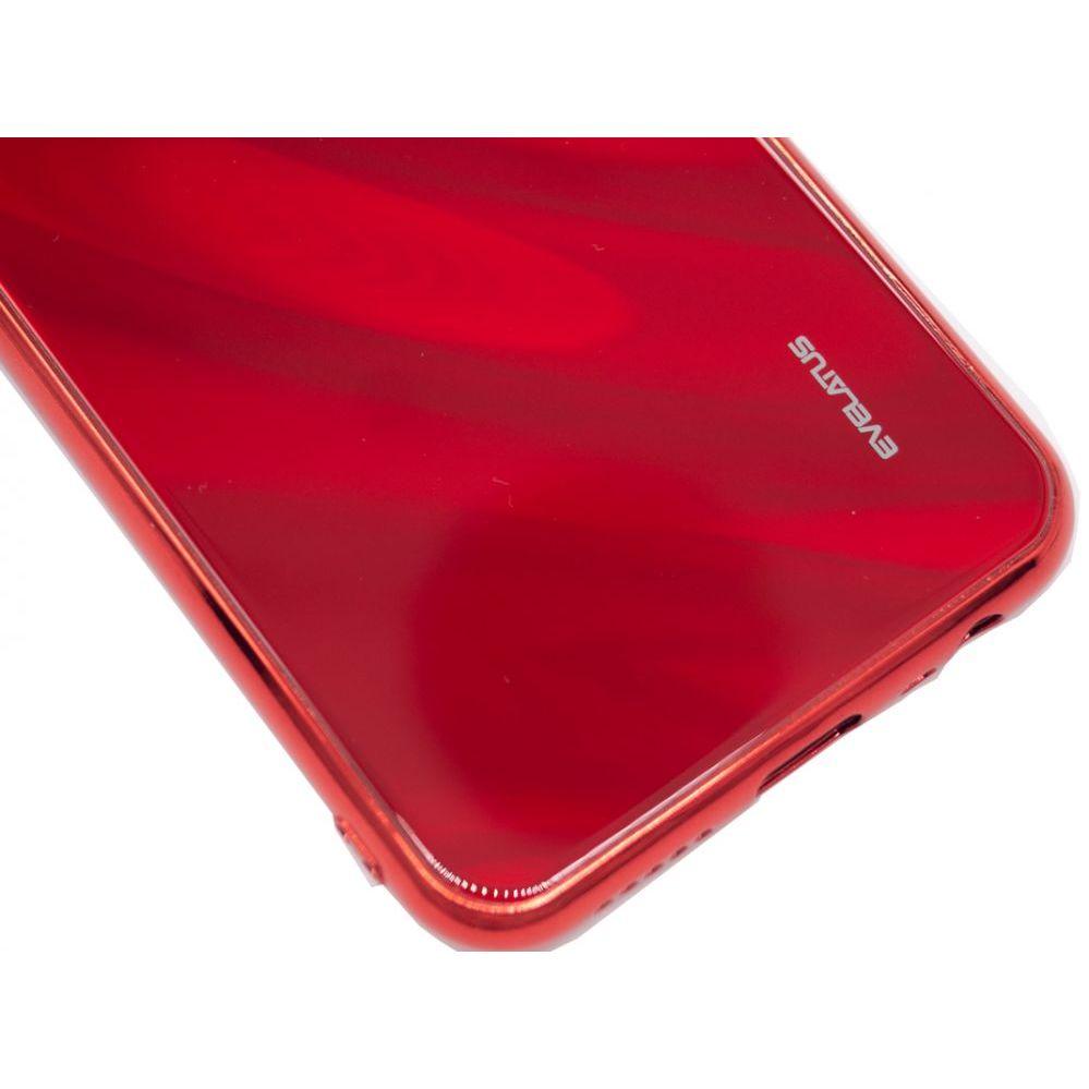 Evelatus Xiaomi Redmi 8 Vanduo Ripple pilnos spalvos galvanizuoto grūdinto stiklo dėklas Raudona